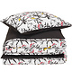 Duvet cover Aiko, Black Stroke 140 x 200/220 cm Cotton Percale