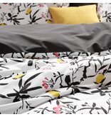 De Witte Lietaer Duvet cover Aiko, Black Stroke - 260 x 240 - Cotton Percale