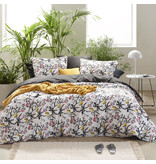 De Witte Lietaer Duvet cover Aiko, Black Stroke - 260 x 240 - Cotton Percale