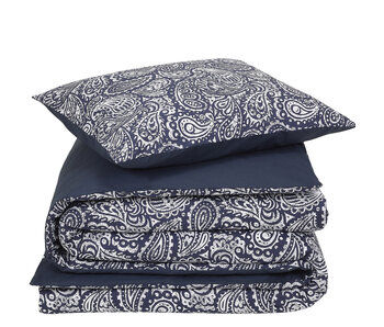 De Witte Lietaer Housse de couette Igor, Royal Blue 140 x 200/220 cm Percale de Coton