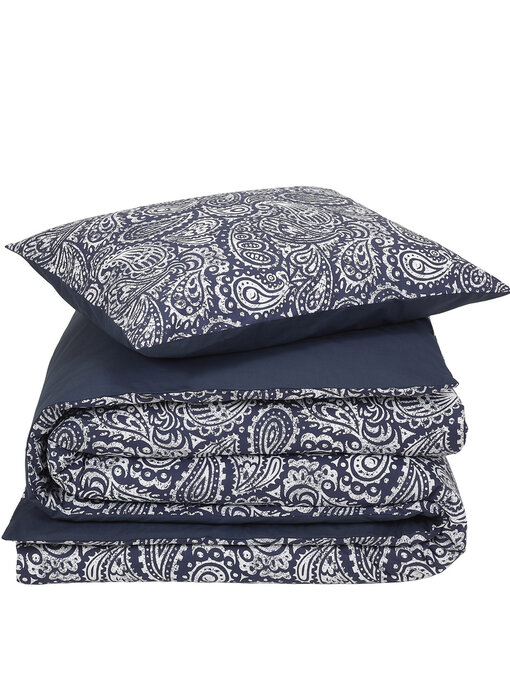 De Witte Lietaer Housse de couette Igor, Royal Blue 140 x 200/220 cm Percale de Coton