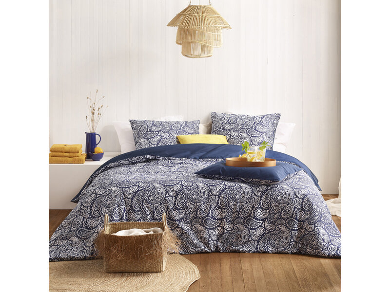 De Witte Lietaer Duvet cover Igor, Royal Blue - 140 x 200/220 - Cotton Percale