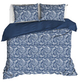 De Witte Lietaer Bettbezug Igor, Royal Blue– 200 x 200/220 – Baumwollperkal