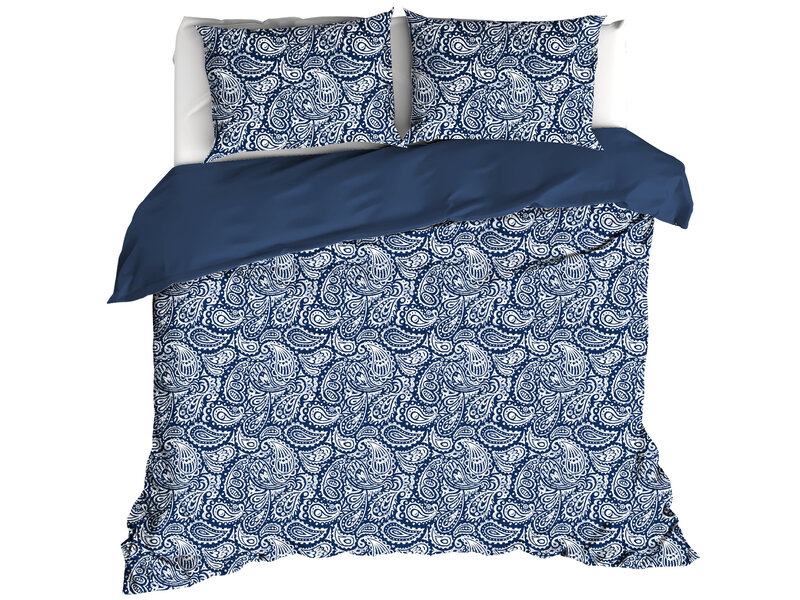 De Witte Lietaer Duvet cover Igor, Royal Blue - 240 x 220 - Cotton Percale