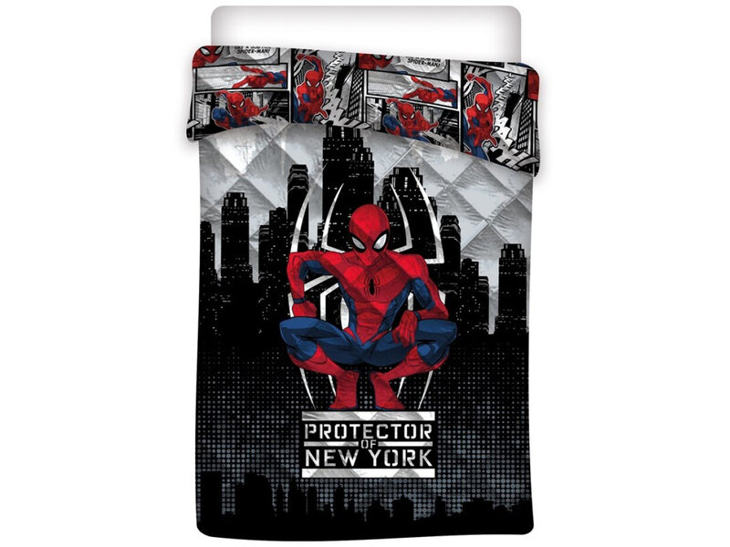 SpiderMan Sprei Protector of NY - Eenpersoons - 140 x 200 cm - Polyester