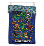 Minecraft Sprei Protector - Eenpersoons - 140 x 200 cm - Polyester