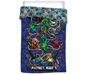 Minecraft Bedspread Protector 140 x 200 cm Polyester