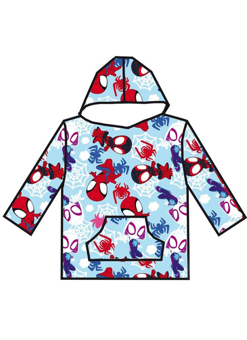 Spidey Hoodie Fleece deken Web Kind (3- 6 jaar) Polyester