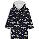 Hoodie-Fleecedecke Hedwig – Erwachsene (Einheitsgröße) Polyester