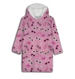 Barbie Hoodie-Fleecedecke, Sunny – Kind – Einheitsgröße (7–14 Jahre) – Polyester