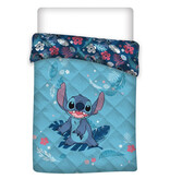 Disney Lilo & Stitch Tagesdecke Blumen – Einzelbett – 140 x 200 cm – Polyester