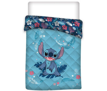Disney Lilo & Stitch Tagesdecke Blumen 140 x 200 cm Polyester