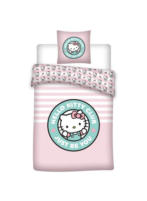 Hello Kitty Housse de couette Just be You 140 x 200 / 65 x 65 cm Polycoton