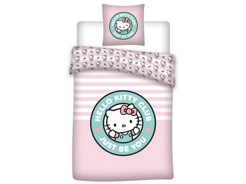Hello Kitty Housse de couette Just be You - Simple - 140 x 200 cm - Polycoton