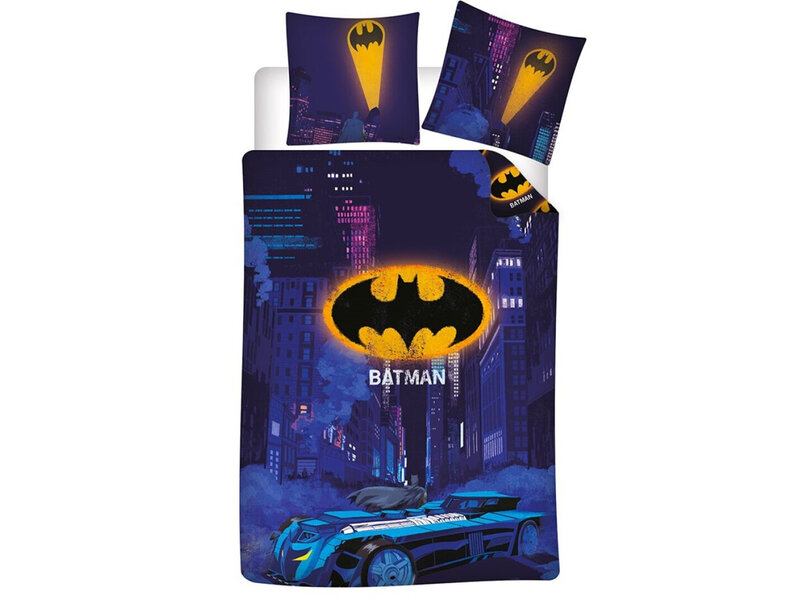Batman Bettbezug Batmobile – Einzelbett – 140 x 200 cm – Polycotton