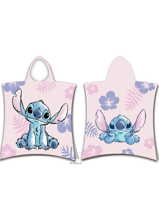 Disney Lilo & Sttich Poncho Blume 50 x 115 cm Baumwolle