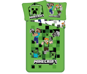 Minecraft Bettbezug Out of the Box 140 x 200 + 70 x 90 cm Polyester