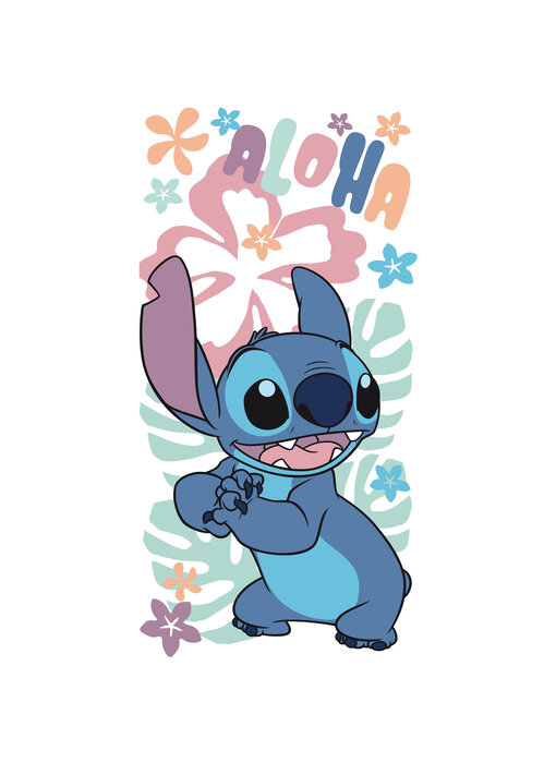 Disney Lilo & Stitch Serviette de plage Hawaï 70 x 140 cm Coton
