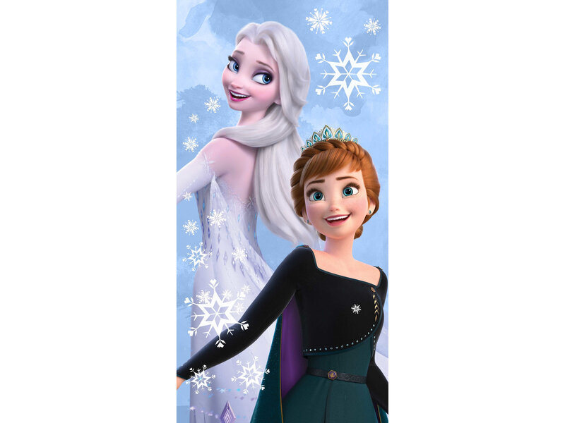 Disney Frozen Serviette de plage, Snow Sisters - 70 x 140 cm - Coton