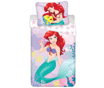 Disney Kleine Zeemeermin Dekbedovertrek Sea Life 140 x 200 cm + 70 x 90 cm Katoen