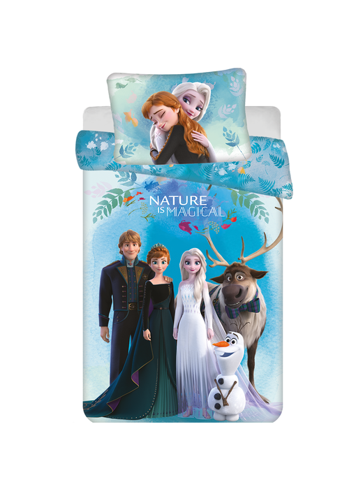 Disney Frozen BABY Duvet cover, Nature is Magical 135 x 100 + 40 x 60 cm Cotton