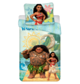 Disney Vaiana Housse de couette, Maui - Simple - 140 x 200 cm - Coton