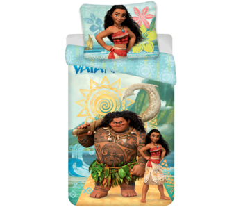 Disney Vaiana Housse de couette Maui 140 x 200 cm + 70 x 90 cm Coton