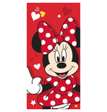 Disney Minnie Mouse Strandlaken Hearts - 70 x 140 cm - Katoen