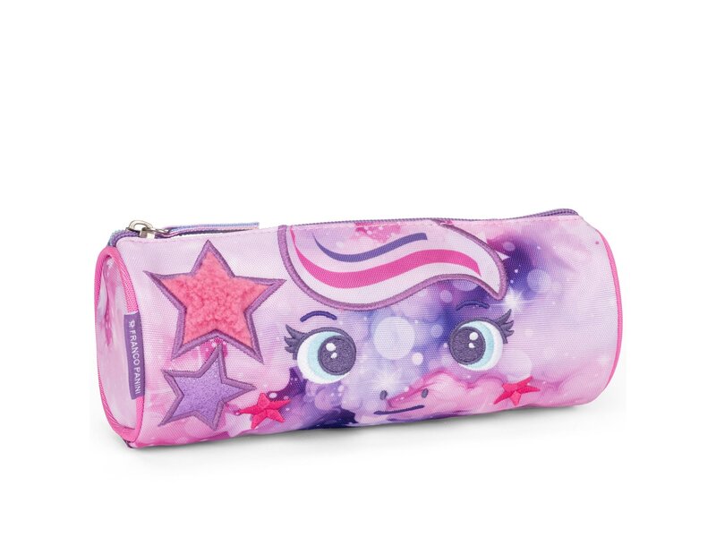 Mofu Mofu Etui Rond, Unicorn - 22 x 8 cm - Polyester