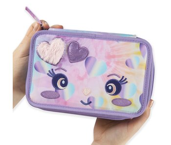 Mofu Mofu Filled Pouch, bunny (3 zippers) 20 x 13 x 7 cm Polyester