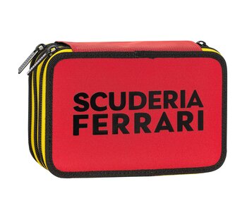 Ferrari Pochette remplie, Cavallino Rampante (3 fermetures éclair) 20 x 13 x 7 cm Polyester