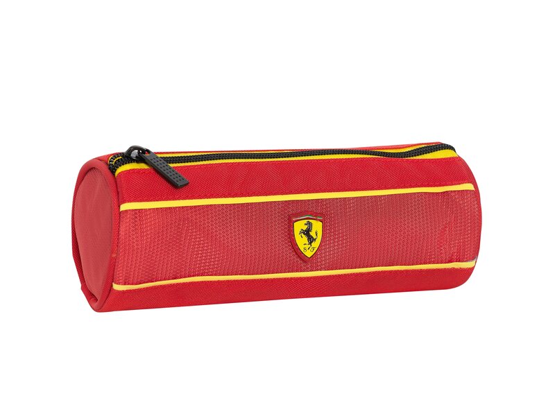 Ferrari Pencil case Round, Cavallino Rampante - 22 x 8 cm - Polyester