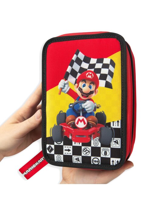 MARIOKART Gefüllte Tasche, Racecar (3 Reißverschlüsse) 20 x 13 x 7 cm Polyester