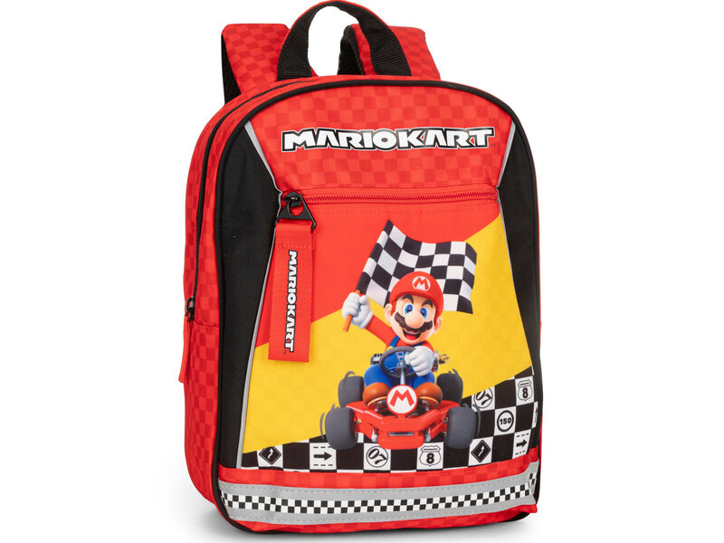 MARIOKART Kleinkinderrucksack, Racecar – 30 x 23 x 10 cm – Polyester