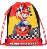 MARIOKART Gymbag / Zwemtas, Racecar - 42 x 34 cm - Polyester