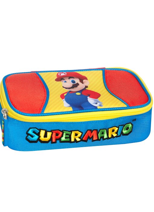 Super Mario Federmäppchen Rechteck Wahoo 22 x 7,5 x 11 cm Polyester