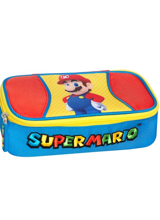 Super Mario Pencil case Rectangle Wahoo 22 x 7.5 x 11 cm Polyester