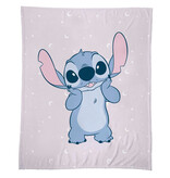 Disney Lilo & Stitch Fleece-Plaid, Happy – 125 x 150 cm – Polyester