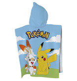 Pokémon Poncho / Badeumhang, Gras – 60 x 120 cm – Baumwolle