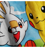 Pokémon Poncho / Badcape, Grass - 60 x 120 cm - Katoen