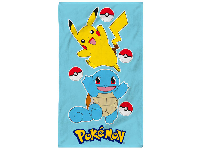 Pokémon Strandlaken, Port - 70 x 120 cm - Katoen