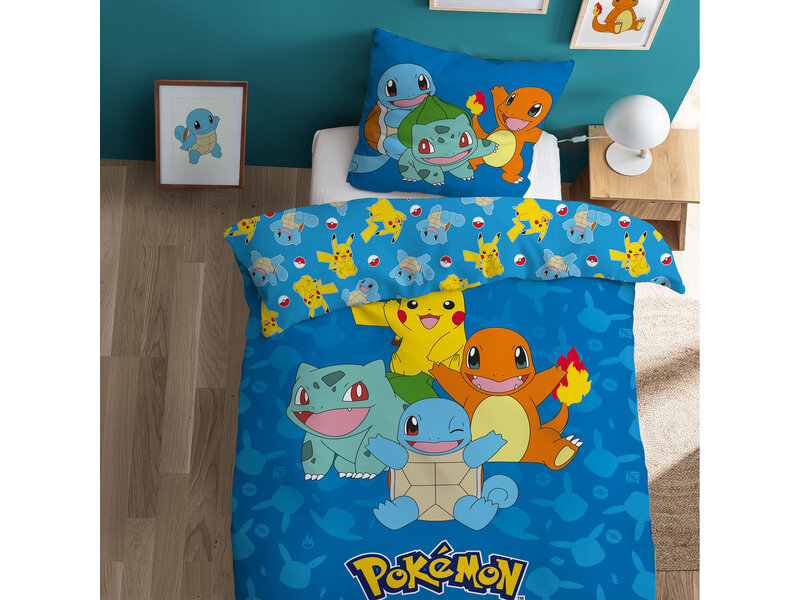 Pokémon Bettbezug, Goodbye – 140 x 200 cm – Baumwolle