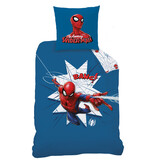 SpiderMan Housse de couette, Jumping - 140 x 200 cm - Coton