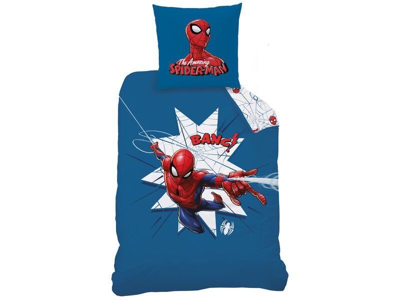 Spider-Man Bettbezug, Jumping – 140 x 200 cm – Baumwolle