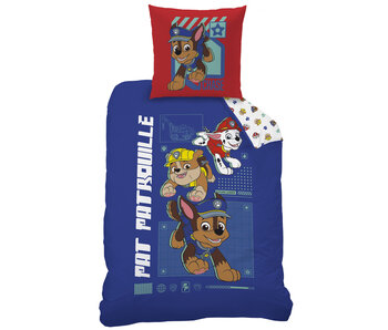 PAW Patrol Dekbedovertrek Patou 140 x 200 + 63 x 63 cm Katoen