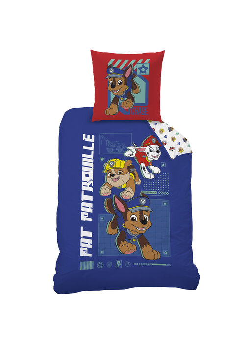 PAW Patrol Housse de couette Patou 140 x 200 + 63 x 63 cm Coton