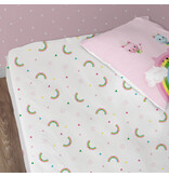 Gabby's poppenhuis Fitted sheet Garden - Single - 90 x 190/200 cm - Cotton