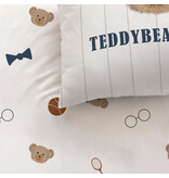 Matt & Rose Bettbezug, Teddybär – Einzelbett – 140 x 200 + 63 x 63 cm – Baumwolle