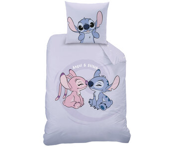 Disney Lilo & Stitch Dekbedovertrek Happy 140 x 200 + 63 x 63 cm Katoen