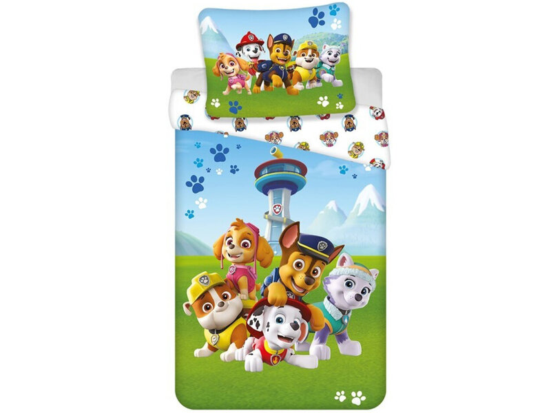 PAW Patrol Dekbedovertrek Rescue Squad - Eenpersoons - 140 x 200 cm - Katoen